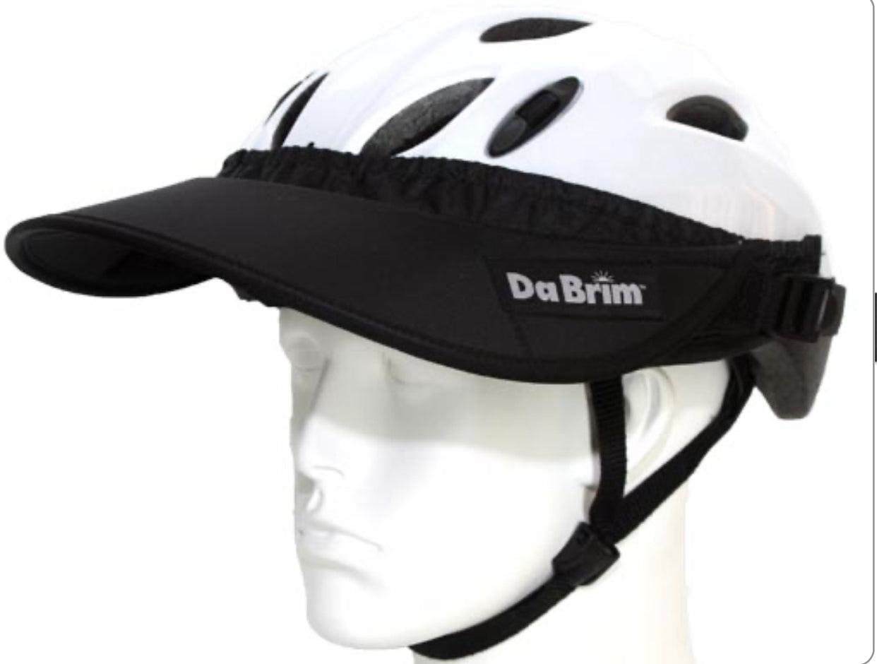 Da Brim Cycling Helmet Visor AngleTech Cycles Da Brim Cycling Helmet Visor AngleTech Cycles